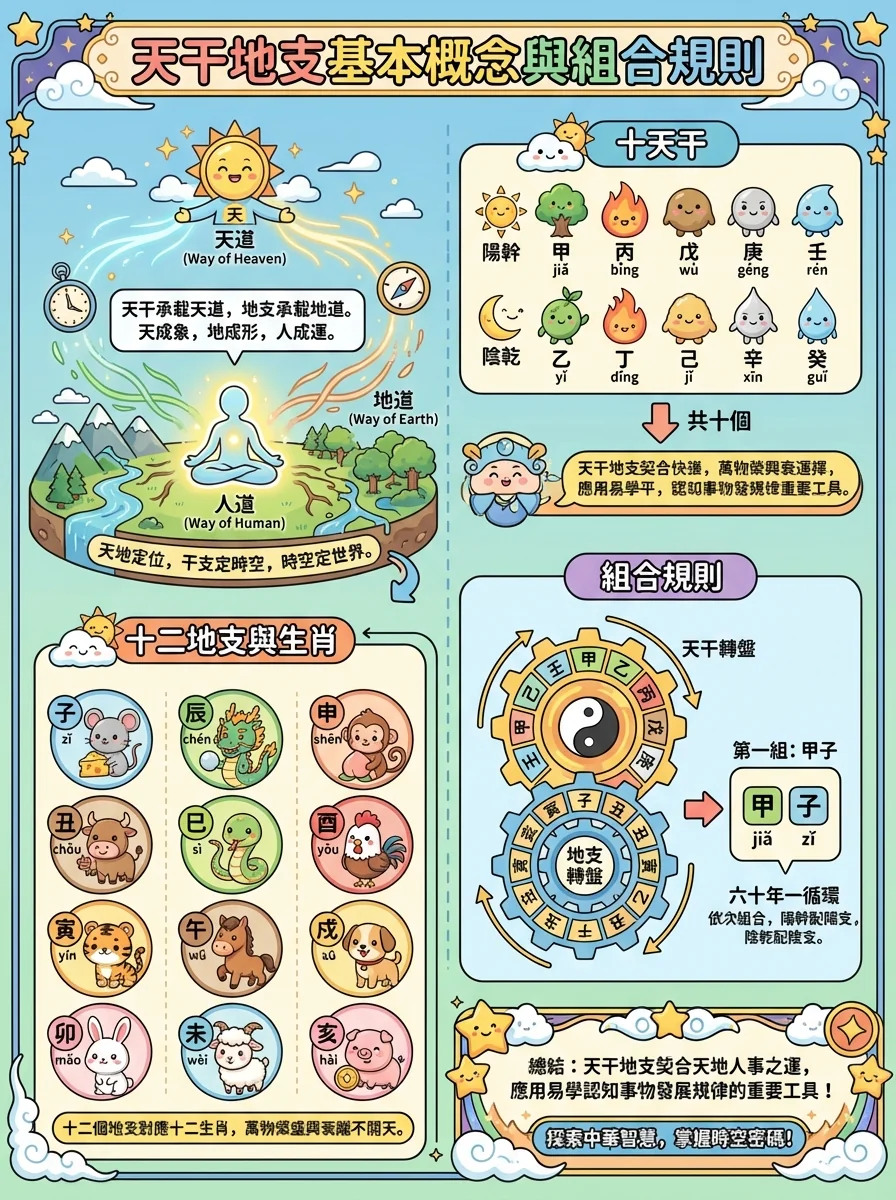 天干地支基本概念與組合規則