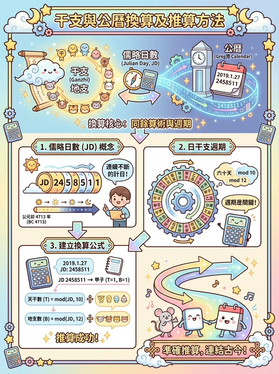 干支與公曆換算及推算方法