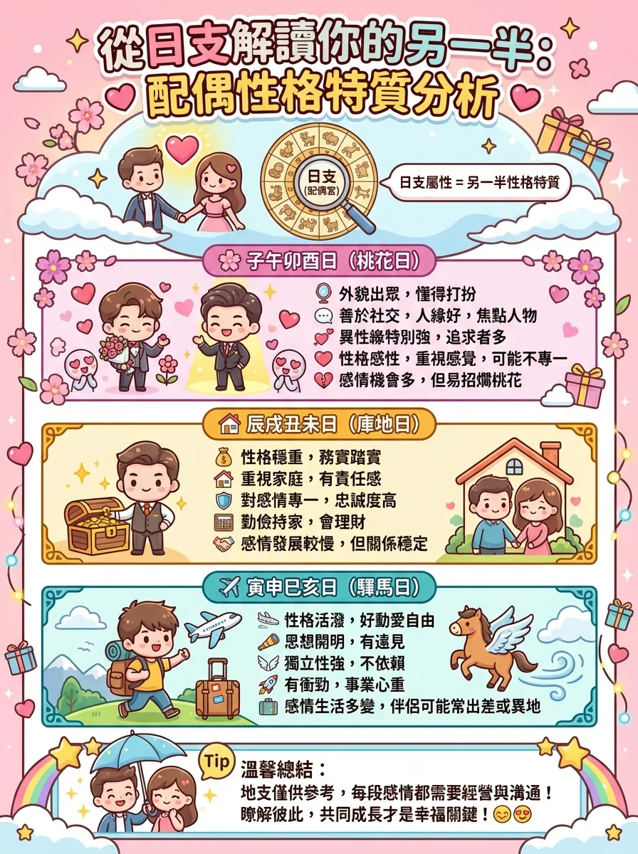 從日支解讀你的另一半：配偶性格特質分析