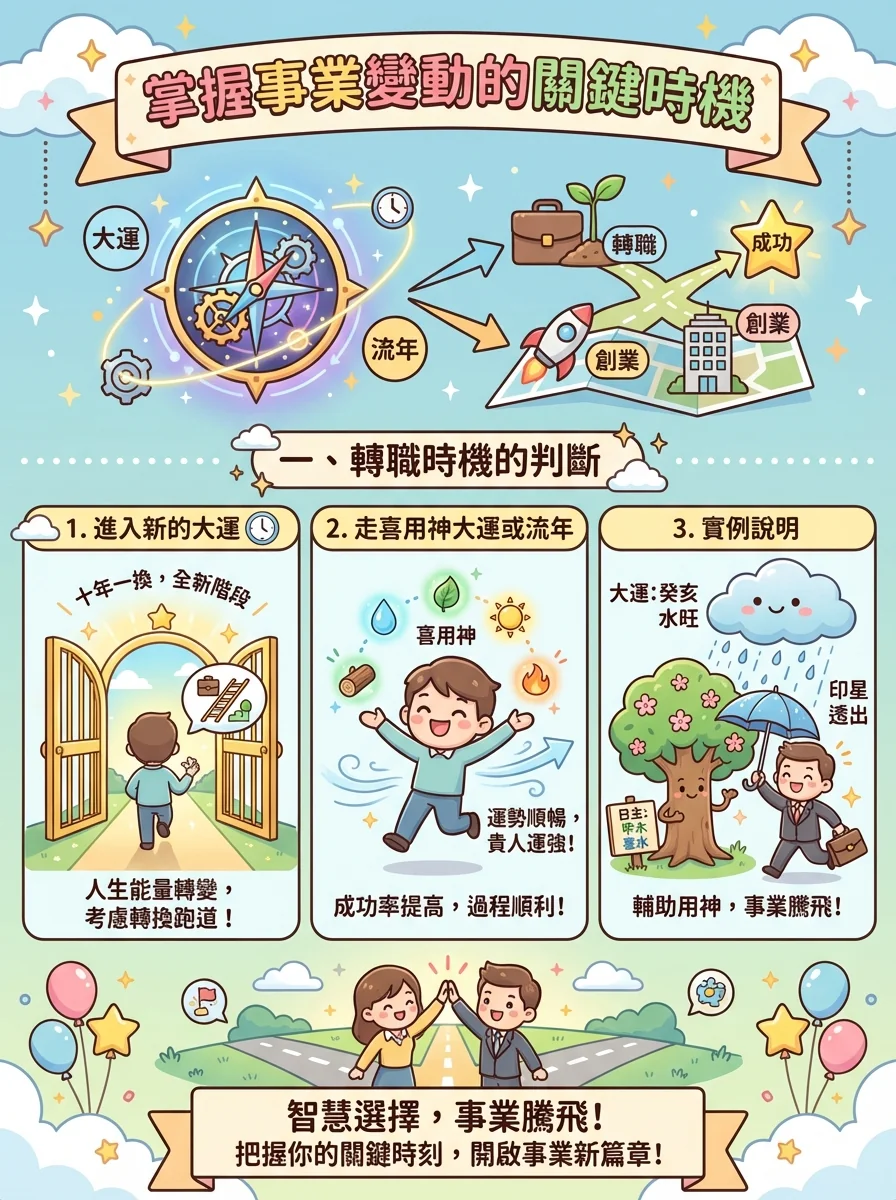 掌握事業變動的關鍵時機