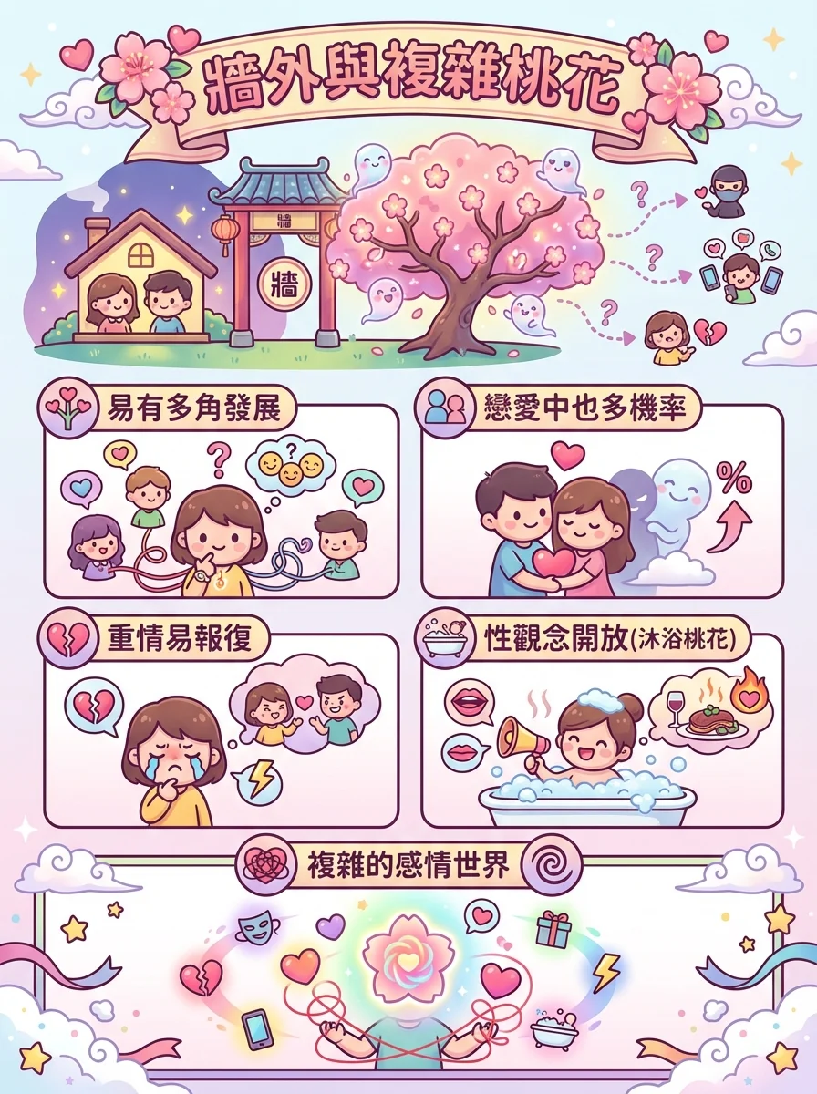 牆外與複雜桃花