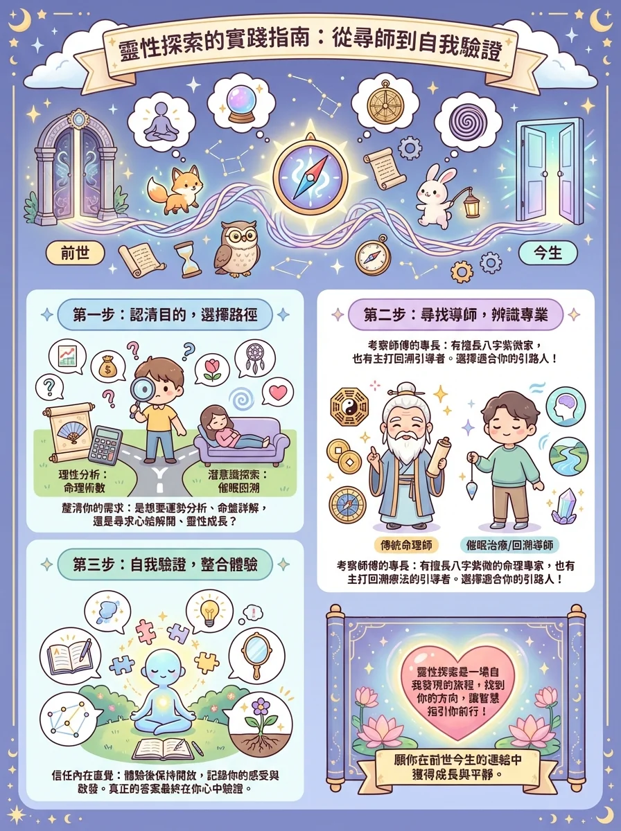 靈性探索的實踐指南：從尋師到自我驗證