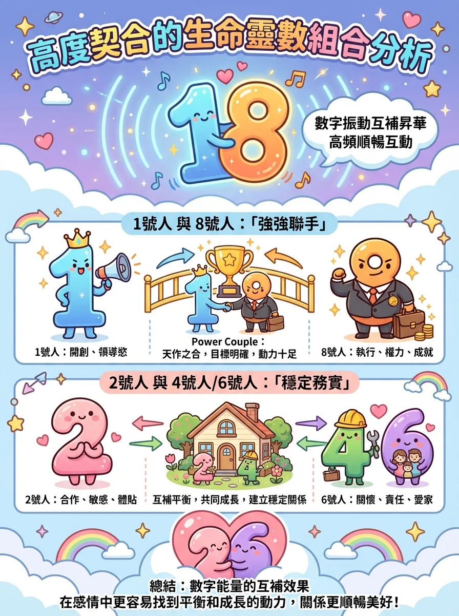 高度契合的生命靈數組合分析