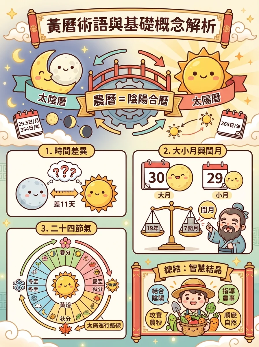 黃曆術語與基礎概念解析