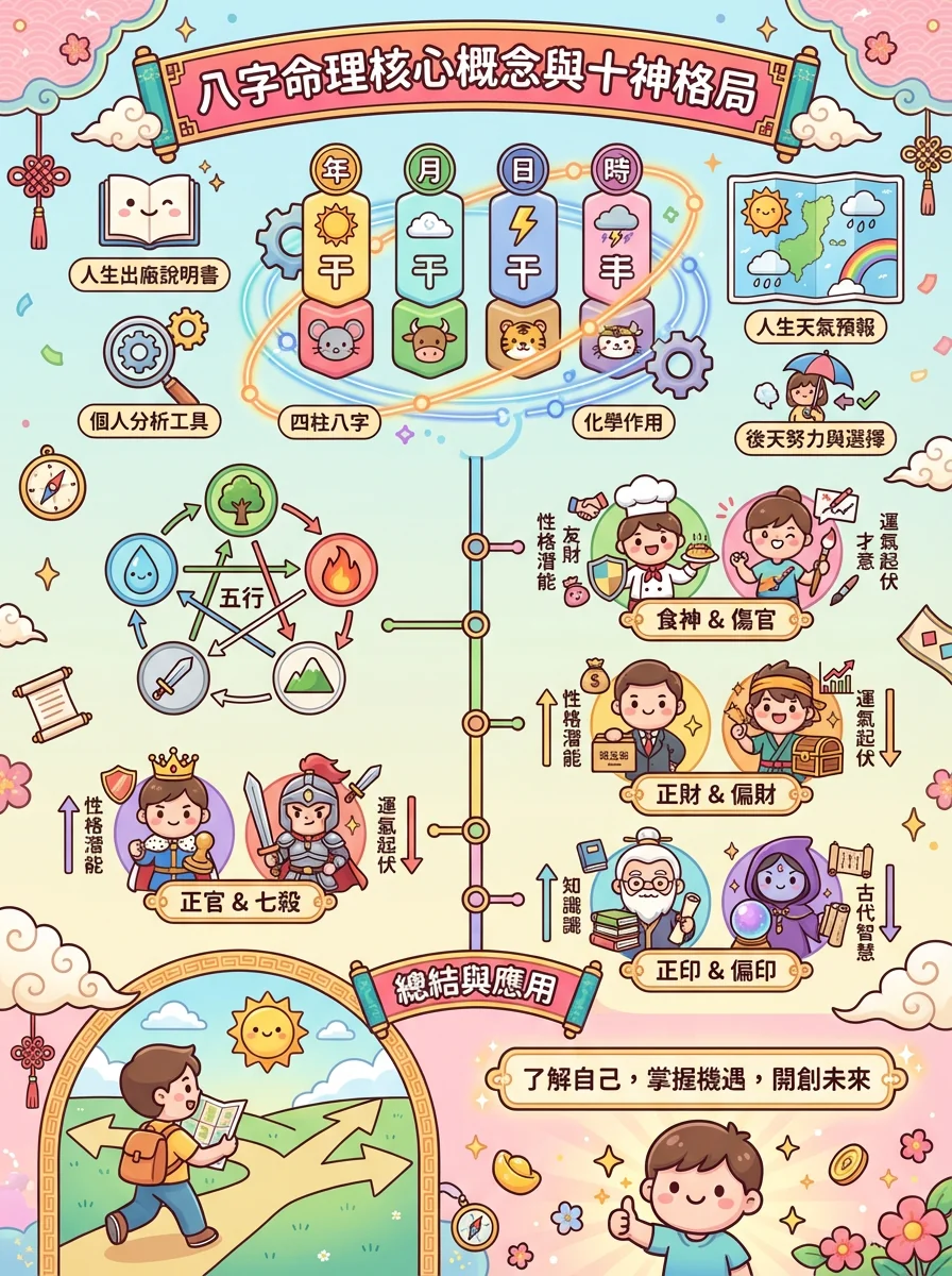 2026年四柱推命｜初心者が必ず学ぶ5つの命盤解読テクニック、自分で