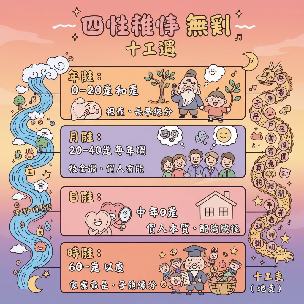 四柱推命的基礎知識與核心架構