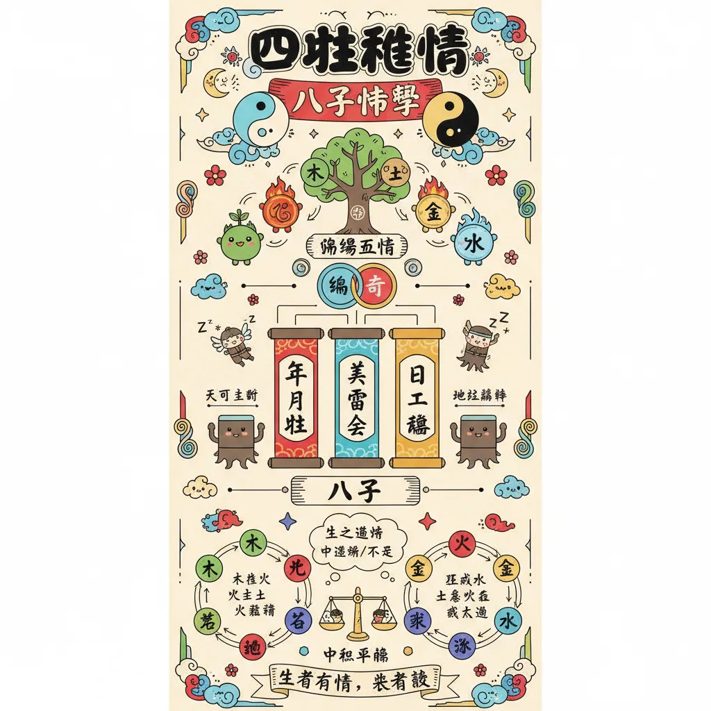 四柱八字之理論架構與陰陽五行基礎