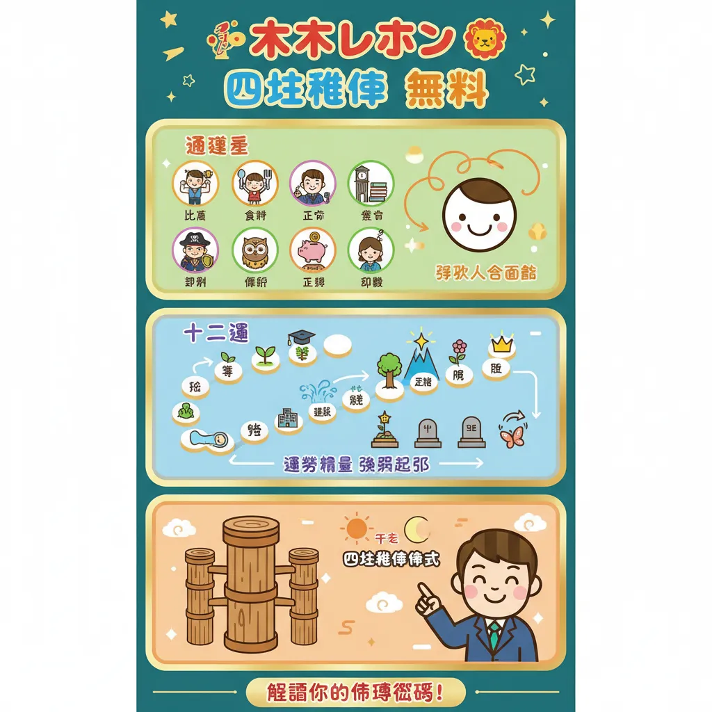 命式的構成要素：通變星、十二運與蔵幹解析