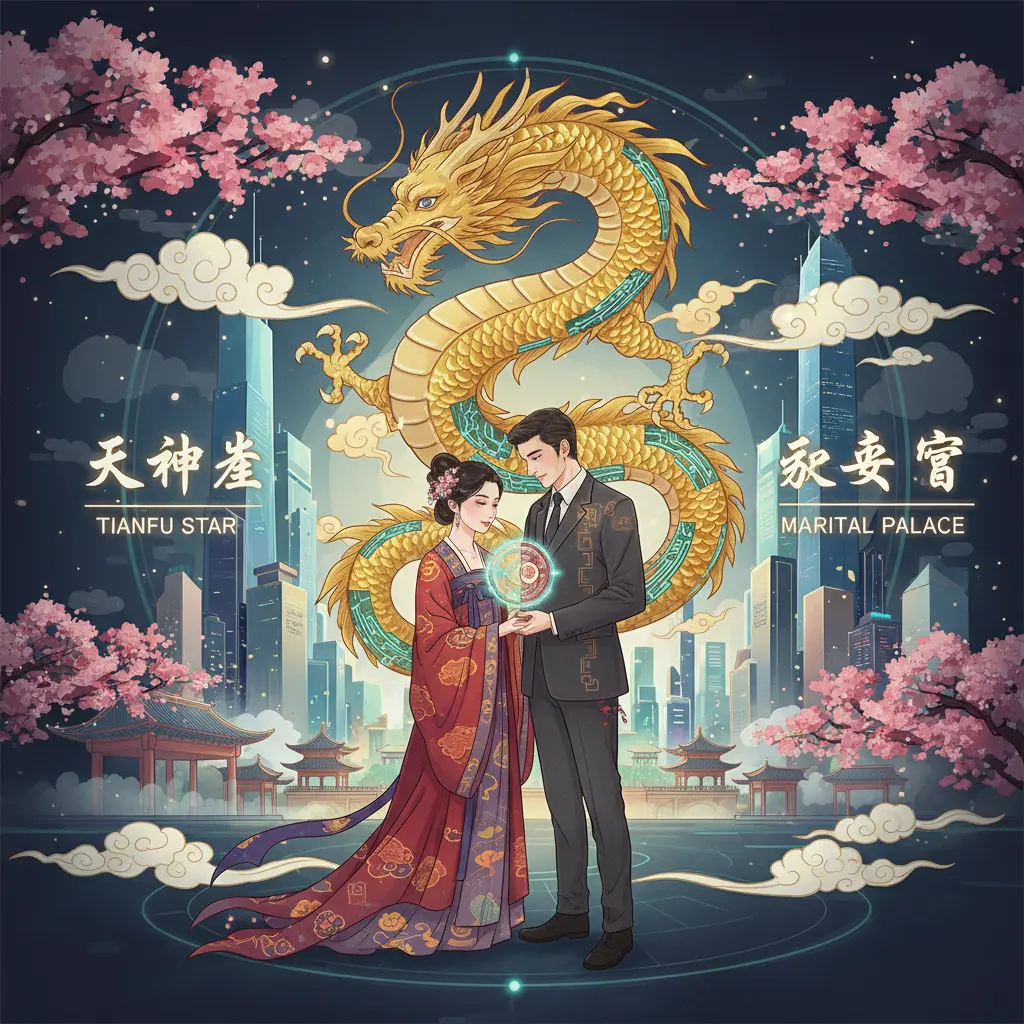 夫妻宮 - 天府星